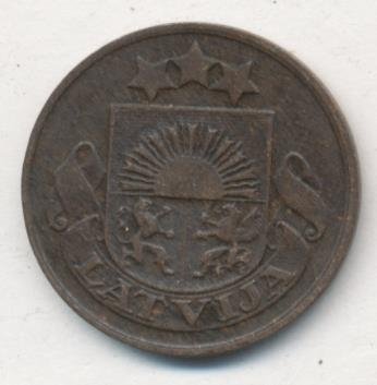 Латвия 2 сантима 1926 год