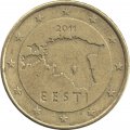 Эстония 50 евроцентов 2011 год