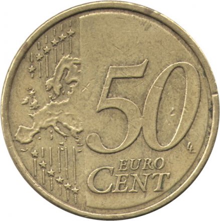 Эстония 50 евроцентов 2011 год