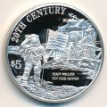 Острова Кука 5 долларов 1999 год - 20-й век. Высадка на Луну