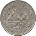 Мальта 10 центов 1972 год - Корабль