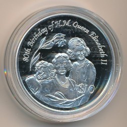Монета Острова Питкэрн 10 долларов 2006 год