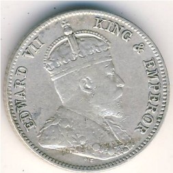 Восточная Африка 25 центов 1910 год