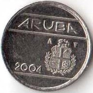 Аруба 5 центов 2004 год