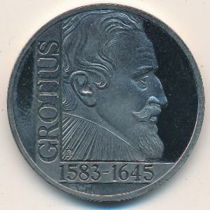 Нидерланды 2 1/2 экю 1995 год - 350 лет со дня смерти Гуго Гроция