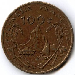 Французская Полинезия 100 франков 1998 год