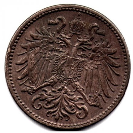 Австрия 2 геллера 1909 год
