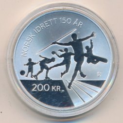 Норвегия 200 крон 2011 год