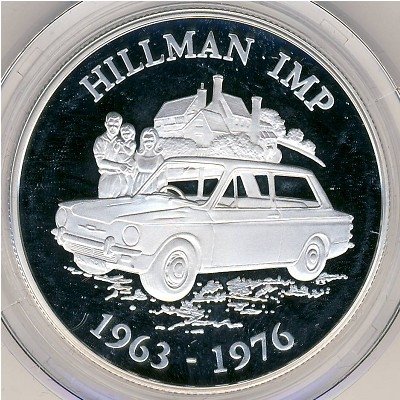 Олдерни 5 фунтов 2009 год - Британские автомобили. Hillman Imp