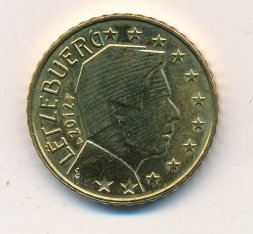 Люксембург 50 евроцентов 2012 год - Великий герцог Люксембурга Анри