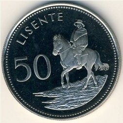 Лесото 50 лисенте 1979 год