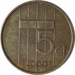 Нидерланды 5 центов 2000 год