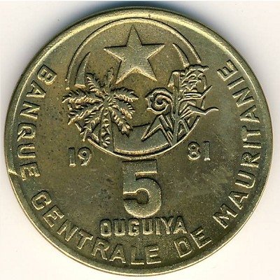 Мавритания 5 угий 1981 год