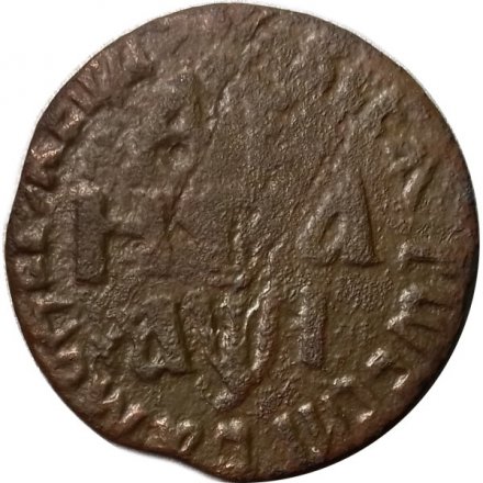 Денга 1710 год Пётр I (1699 - 1725) - F