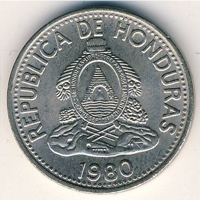 Гондурас 5 сентаво 1980 год