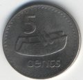 Фиджи 5 центов 1974 год