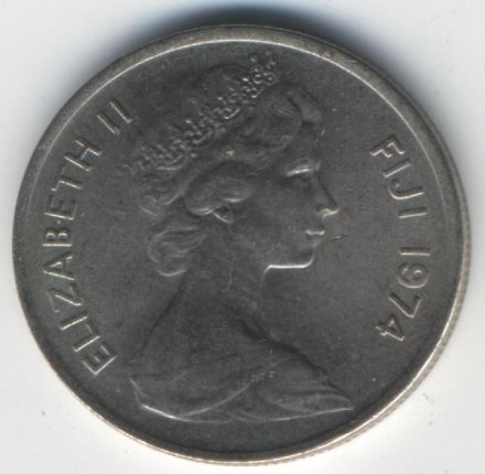 Фиджи 5 центов 1974 год