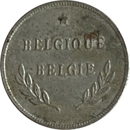 Бельгия 2 франка 1944 год BELGIQUE-BELGIE
