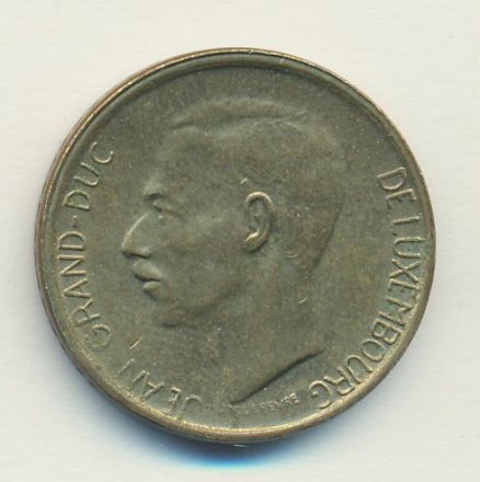 Люксембург 20 франков 1981 год - Великий герцог Жан