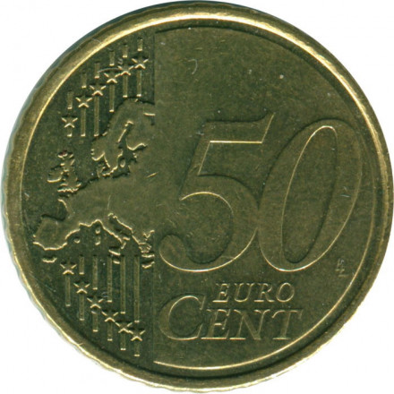 Финляндия 50 евроцентов 2007 год - Герб Финляндии