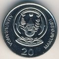 Руанда 20 франков 2003 год