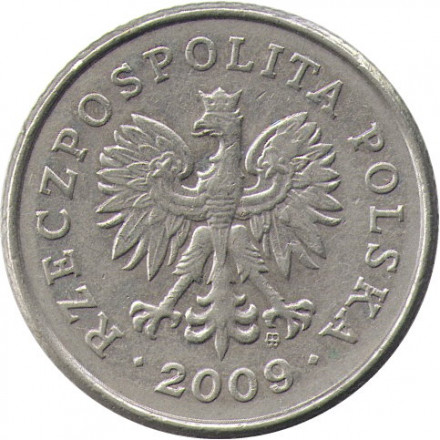 Польша 50 грошей 2009 год