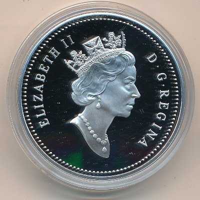 Канада 1 доллар 1996 год - Яблоки Мекинтош (Proof)