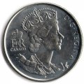 Канада 50 центов 2002 год - 50 лет правления Королевы