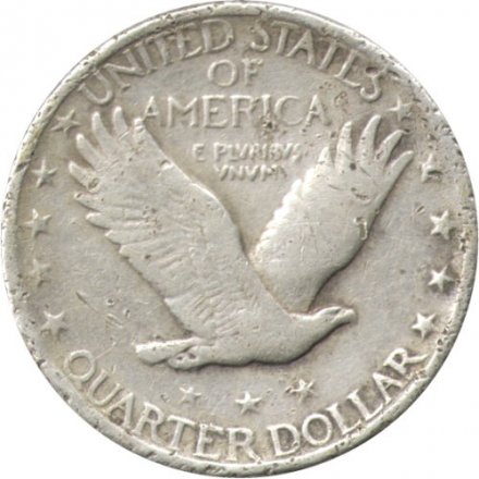 США 25 центов (1/4 доллара) 1918 год (S)