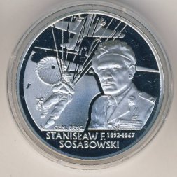 Польша 10 злотых 2004 год - Генерал С.Сосабовский