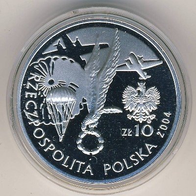 Польша 10 злотых 2004 год - Генерал С.Сосабовский