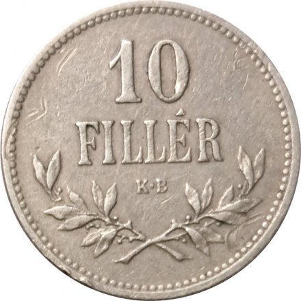 Венгрия 10 филлеров 1916 год