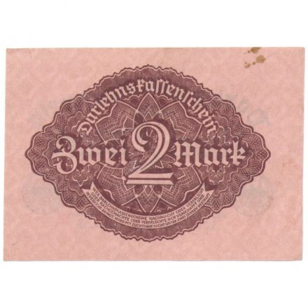 Германия 2 марки 1922 год - XF-