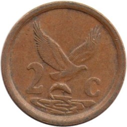 ЮАР 2 цента 1994 год