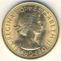Великобритания 1 соверен 1962 год