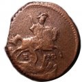Полушка 1766 год ЕМ  Екатерина II (1762 - 1796) - VF+