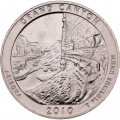 США 25 центов 2010 год - Национальный парк Гранд-Каньон (D)