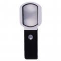 Лупа настольная складная с подсветкой с 7 LED подсветкой/ультрафиолет 10х/25х 3AAA TH-7018-FX 108
