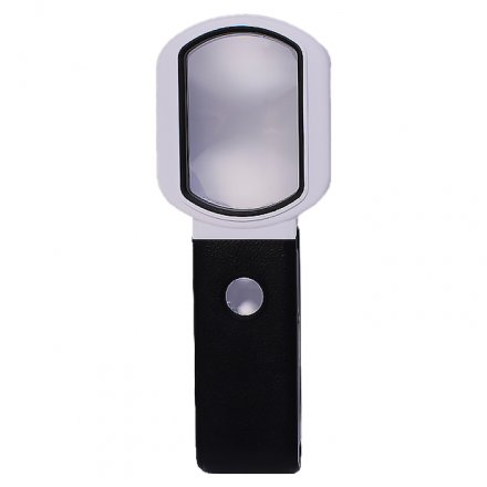 Лупа настольная складная с подсветкой с 7 LED подсветкой/ультрафиолет 10х/25х 3AAA TH-7018-FX 108