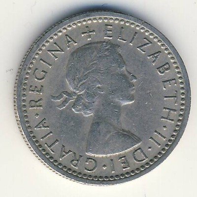 Великобритания 6 пенсов 1963 год