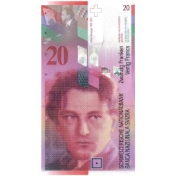 Швейцария 20 франков 2005 год  - UNC
