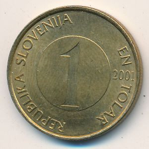 Словения 1 толар 2001 год - Форель