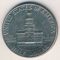 США 1/2 доллара 1976 год - 200-летие Независимости (медь-никель) (без отметки МД)