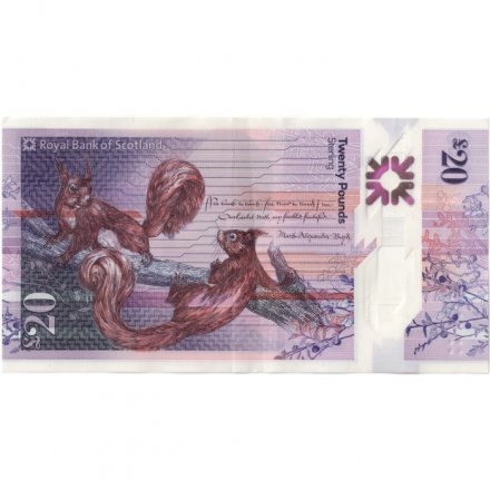 Шотландия 20 фунтов 2019 год - Кэтрин Крэнстон - Royal Bank of Scotland - VF+