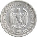 Третий Рейх 5 рейхсмарок 1935 год (G)