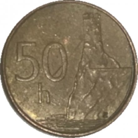 Словакия 50 гелеров 2002 год