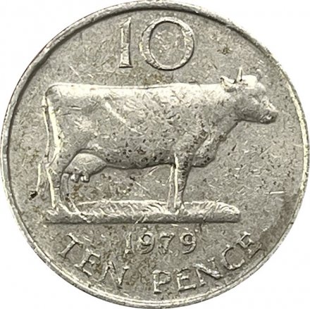 Гернси 10 пенсов 1979 год