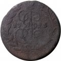 2 копейки 1795 год ЕМ Екатерина II (1762 - 1796) - VG