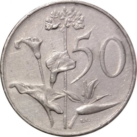 ЮАР 50 центов 1971 год