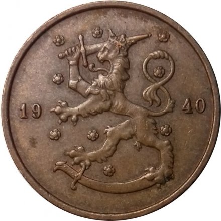 Финляндия 10 пенни 1940 год